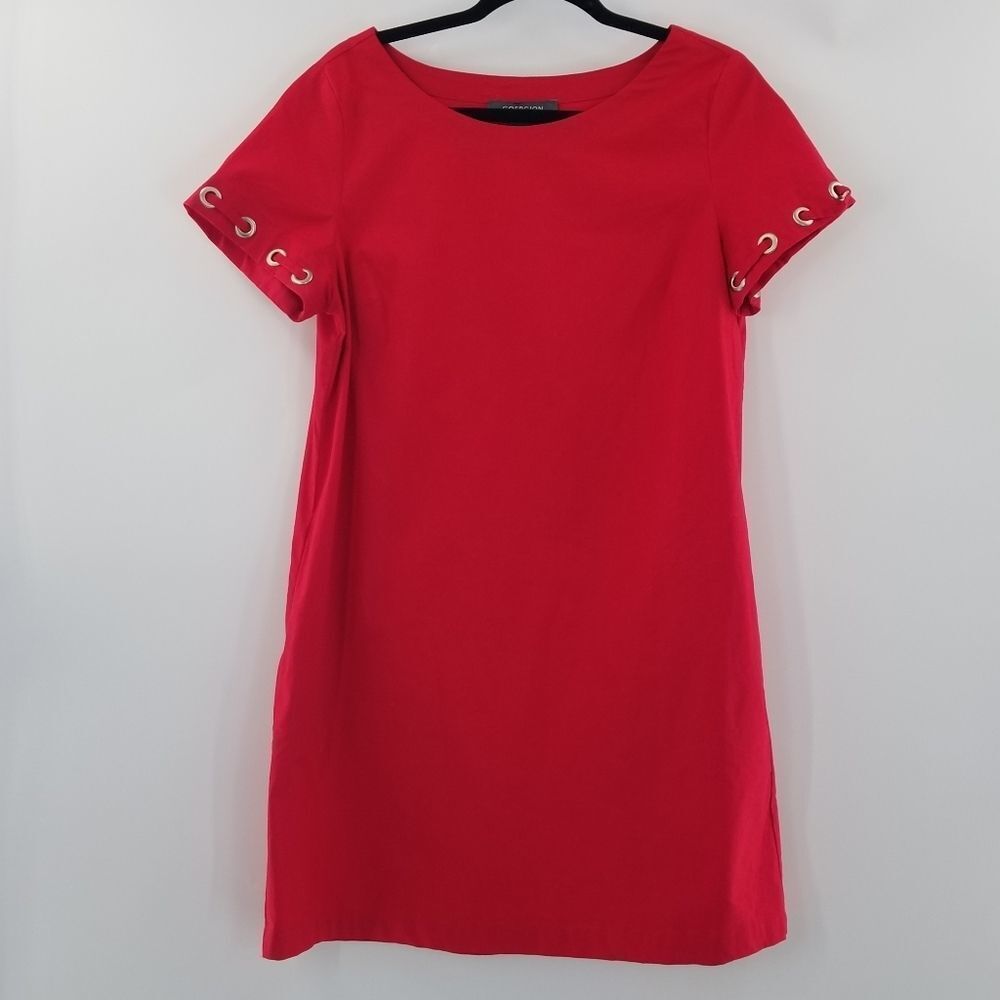Chic Red Mini Dress with Vibrant Style